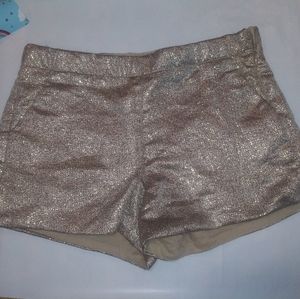 Gap Kids gold thread shorts sz 14